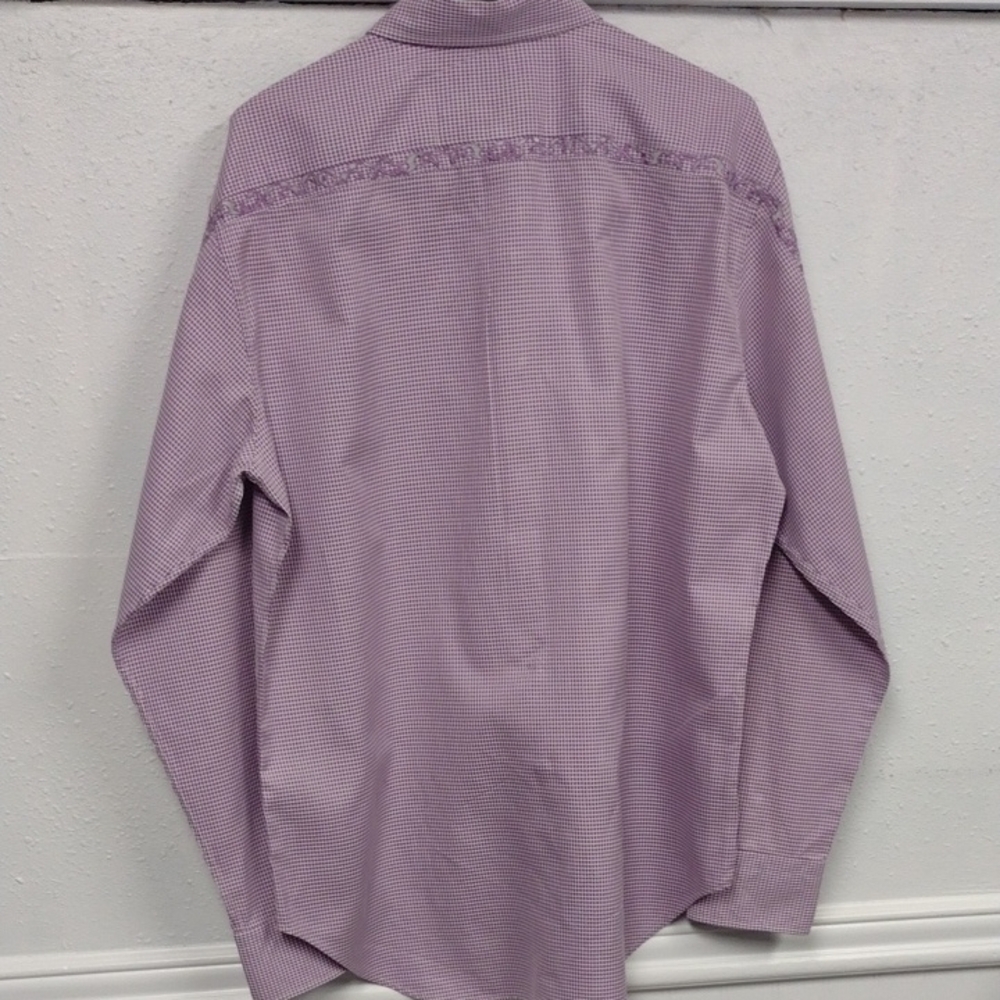 Robert Graham Lavender Checkered Button Down Shirt - image 5
